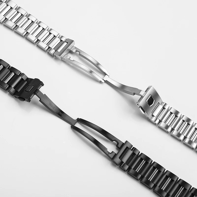 Фото Для часов TAG Heuer Karra WAY201A/201B/211A WAZ2011 из нержавеющей стали с изогнутым металлическим браслетом 22/24 мм, мужские. №4