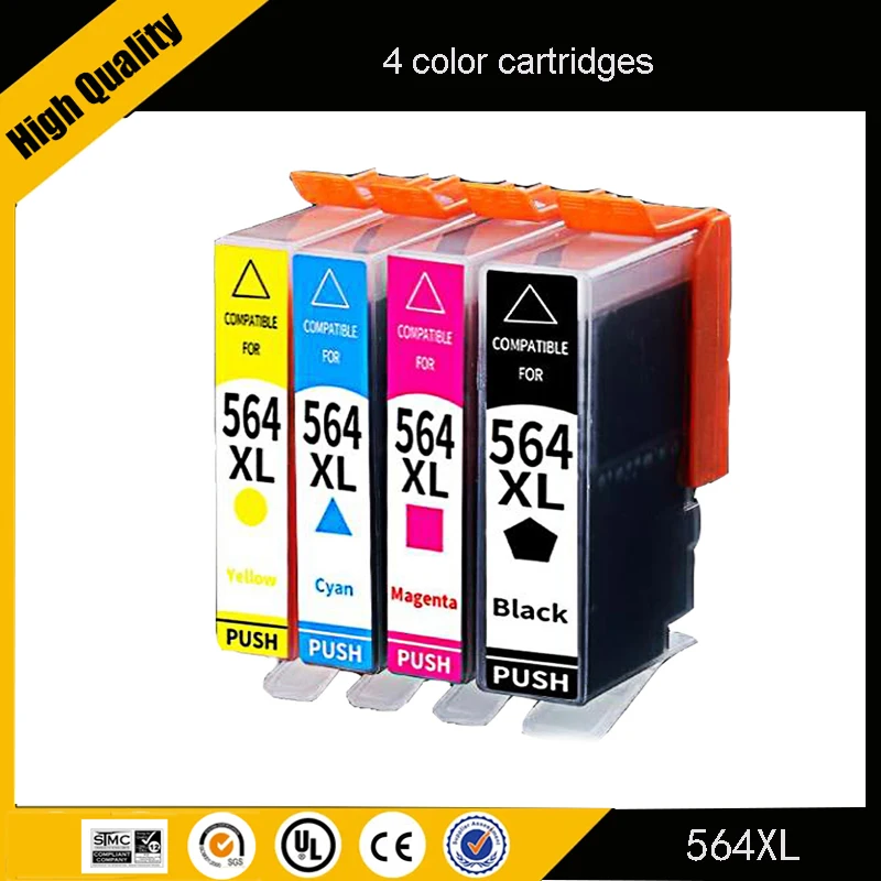 

564XL Ink Cartridge for Hp 564xl 564 Compatible for HP Photosmart B8550 C6324 C310a C410 6510 D5460 7510 B209a 4610 3070A
