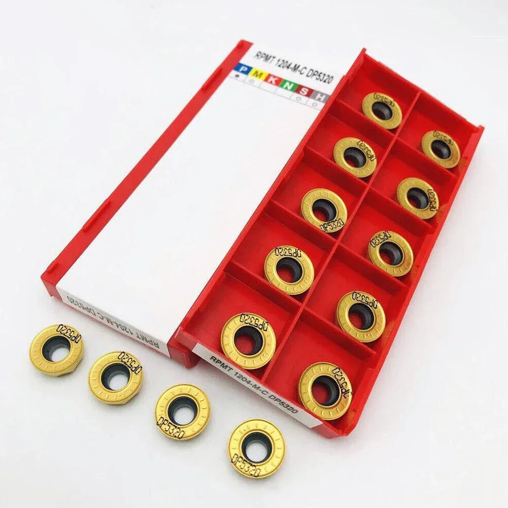 Твердосплавные круглые фрезерные вставки с ЧПУ 10 шт. RPMT1204MC DP5320 R6 для стали