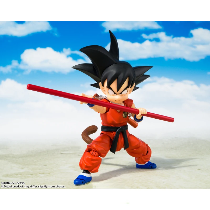 

In Stock Bandai SH Figuarts SHF Dragon Ball Innocent Challenger Son Goku Anime Action Figures Toys Models Collectible Hobby