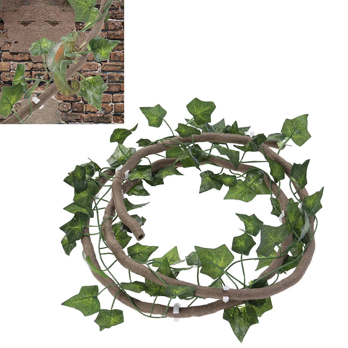 

Reptile Vines Climbing Tree Jungle Strip Rattan Branches Reptiles Fake Gecko Accessories Habitat Toys Terrarium Snake Decor