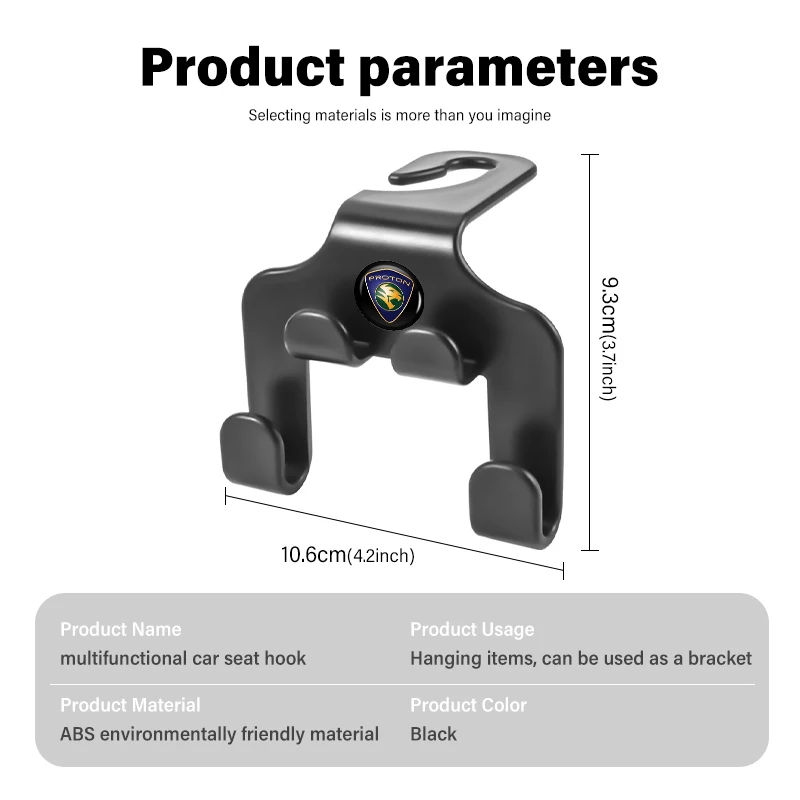 Автомобильный держатель для бумажника с зажимами портативный Proton Exora Preve Сага Waja