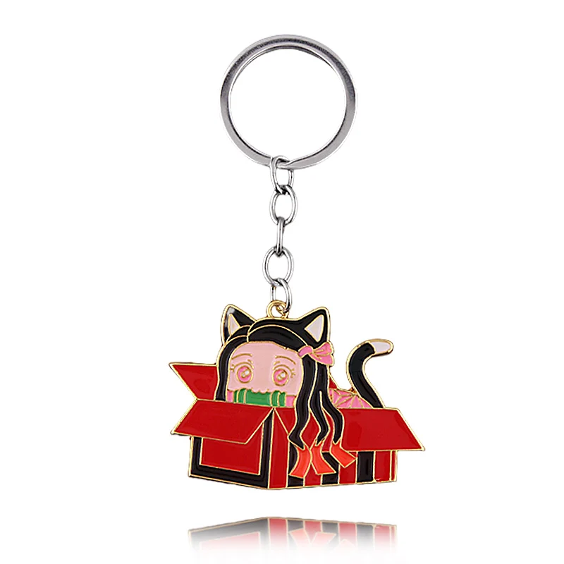 

Anime Demon Slayer Pendant Keychain Kimetsu No Yaiba Rengoku Kyoujurou Uzui Tengen Kanroji Mitsuri Key Ring Jewelry