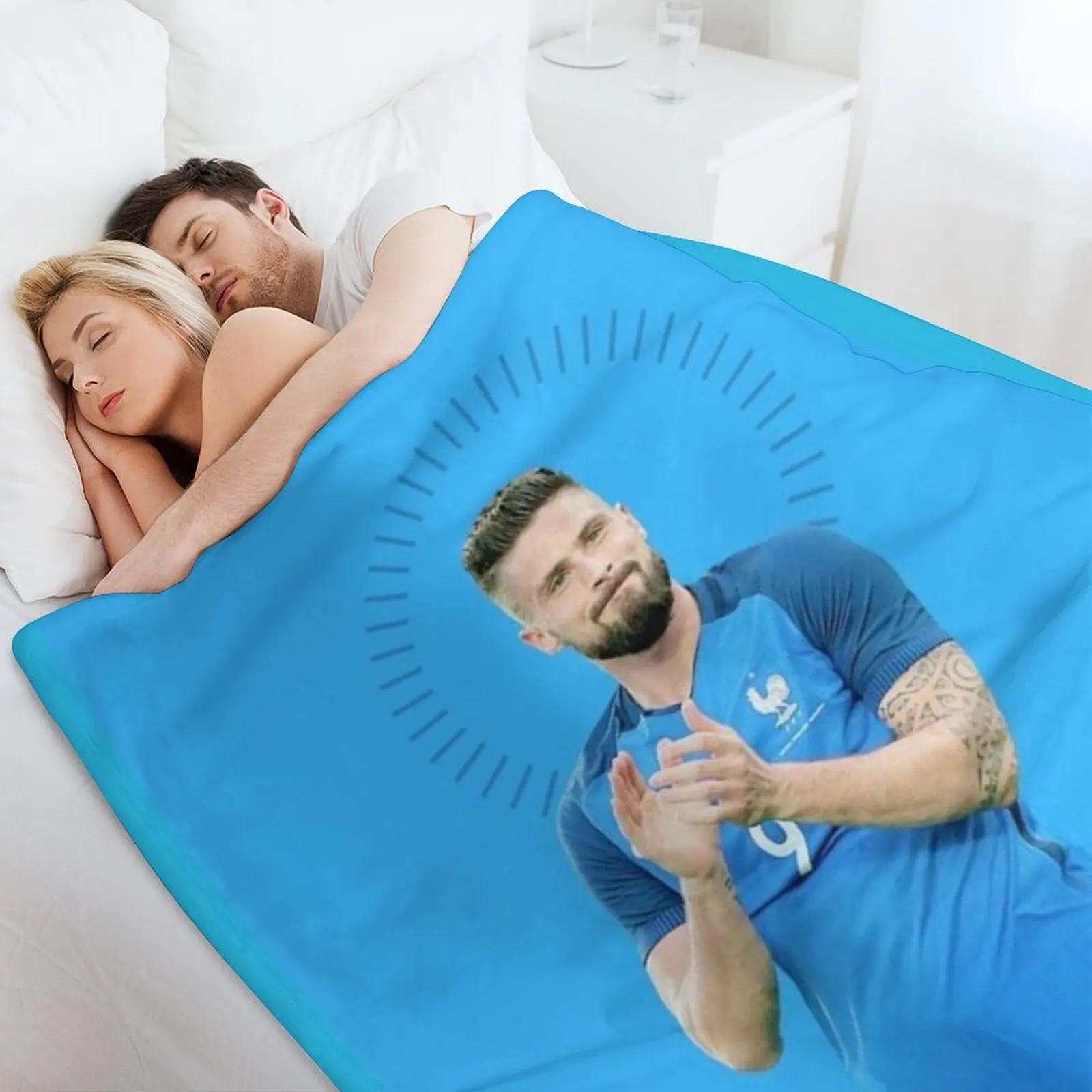 Фото Одеяло Olivier Giroud, мягкое клетчатое теплое зимнее одеяло, летние постельные принадлежности, одеяла №4
