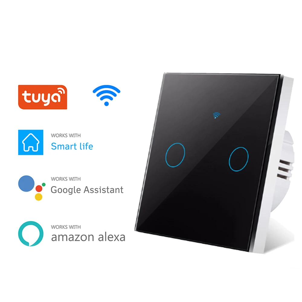 

AXUS EU Белый/Черный Умный Wi-Fi Выключатель Света