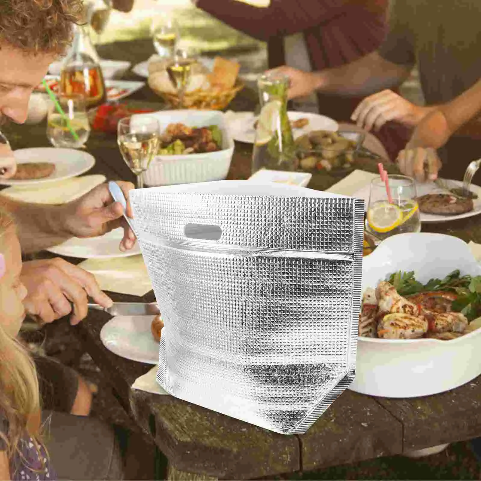 wa 5-częściowa torba izolacyjna do przechowywania żywności Wielofunkcyjna izolowana termiczna Wygodna w gospodarstwie domowym