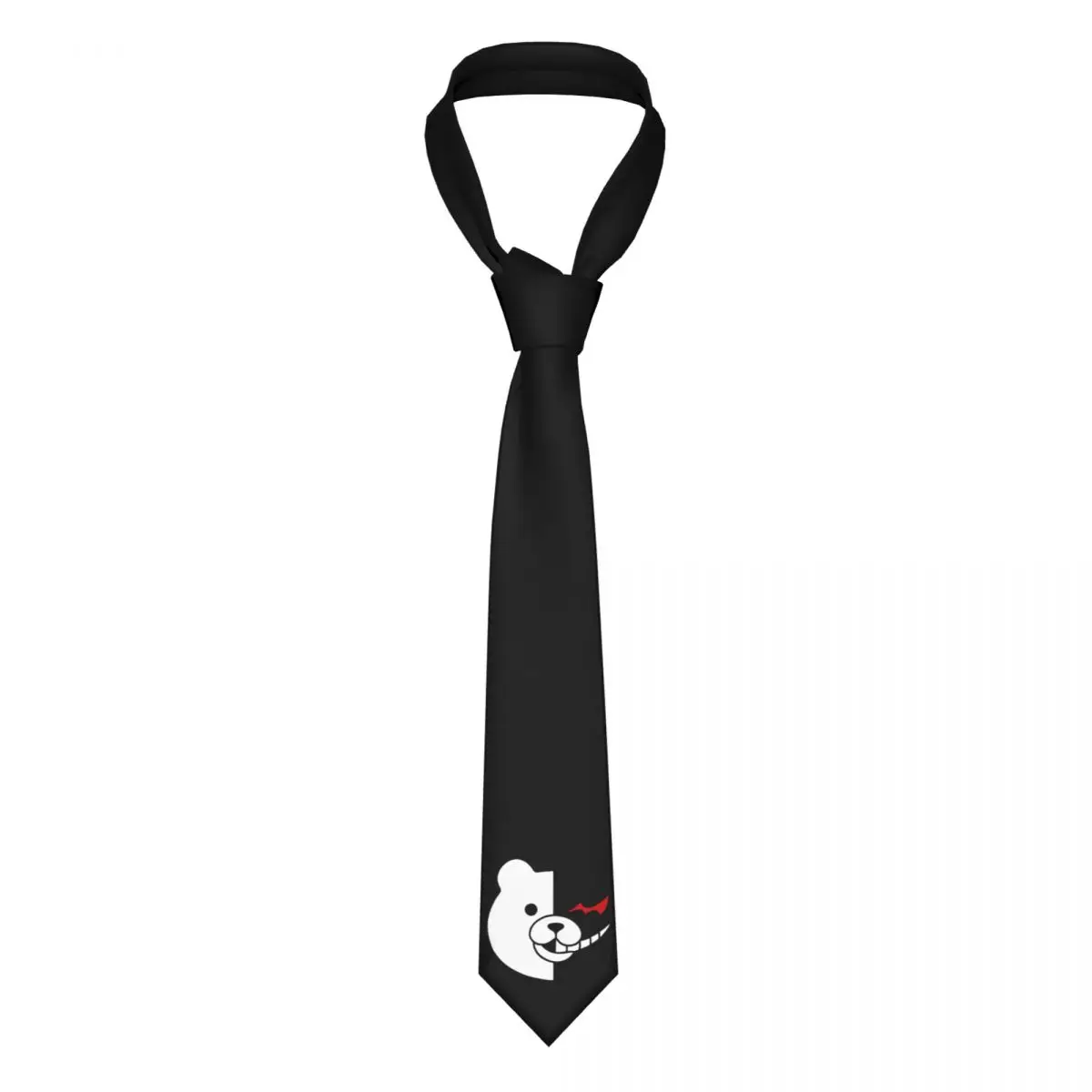 

Danganronpa Monokuma Anime Neckties Unisex Casual Polyester 8 cm Classic Neck Ties for Men Suits Accessories Gravatas Office