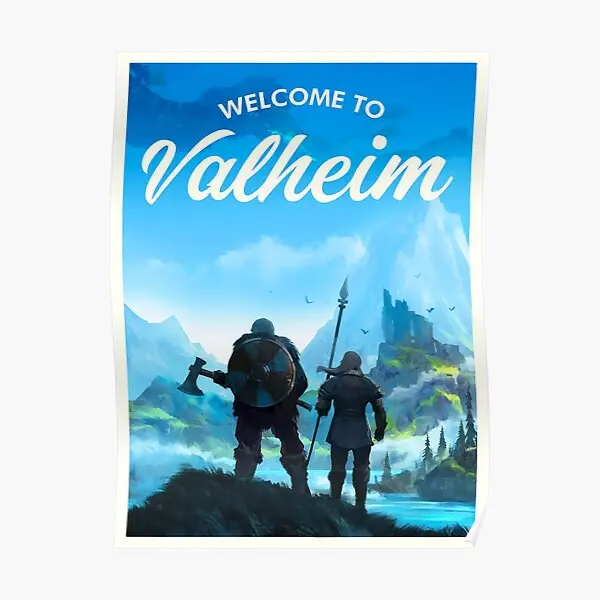

Плакат Добро пожаловать в вальхайм картина Печать комната современное домашнее винтажное украшение настенный Декор смешная роспись искус...