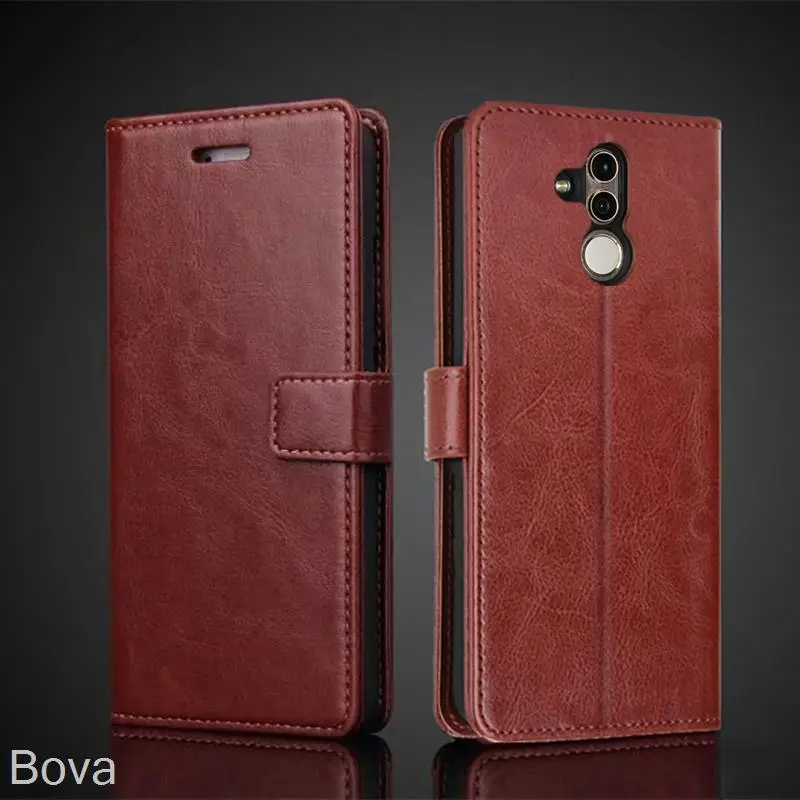 Фото Кожаный чехол-книжка с отделением для карт для Huawei Mate 20 Lite, из искусственной кожи №1