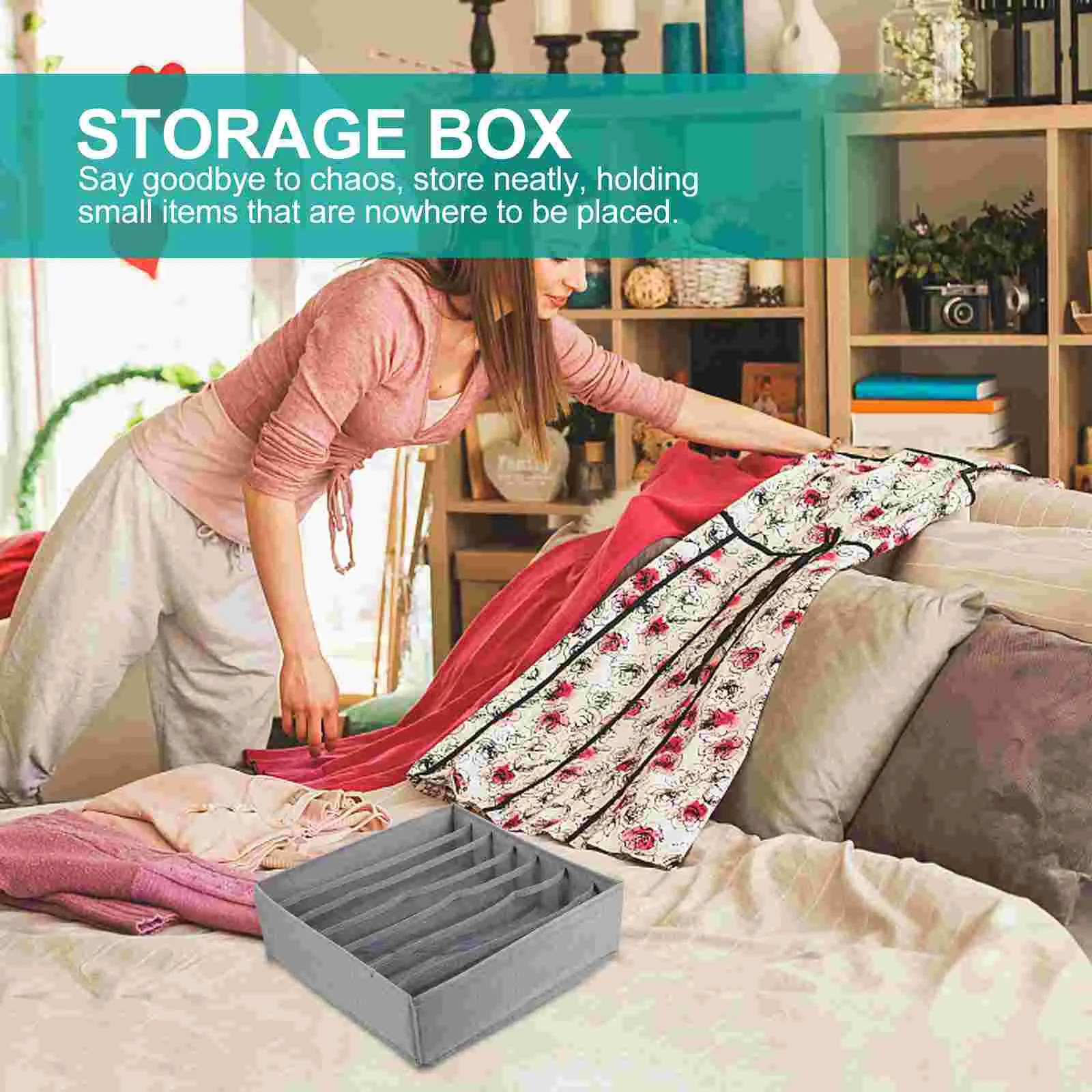 7-полосный сетчатый ящик для хранения органайзер стола полка высокоэластичная