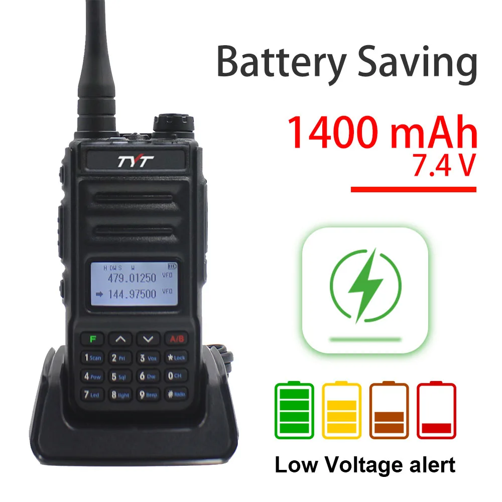 1/2PCS TYT TH-UV88 Talkie Walkie tyt dual band VOX Scrambler FM radio 136-174MHz & 400-480MHz UHF/VHF portable two way radio