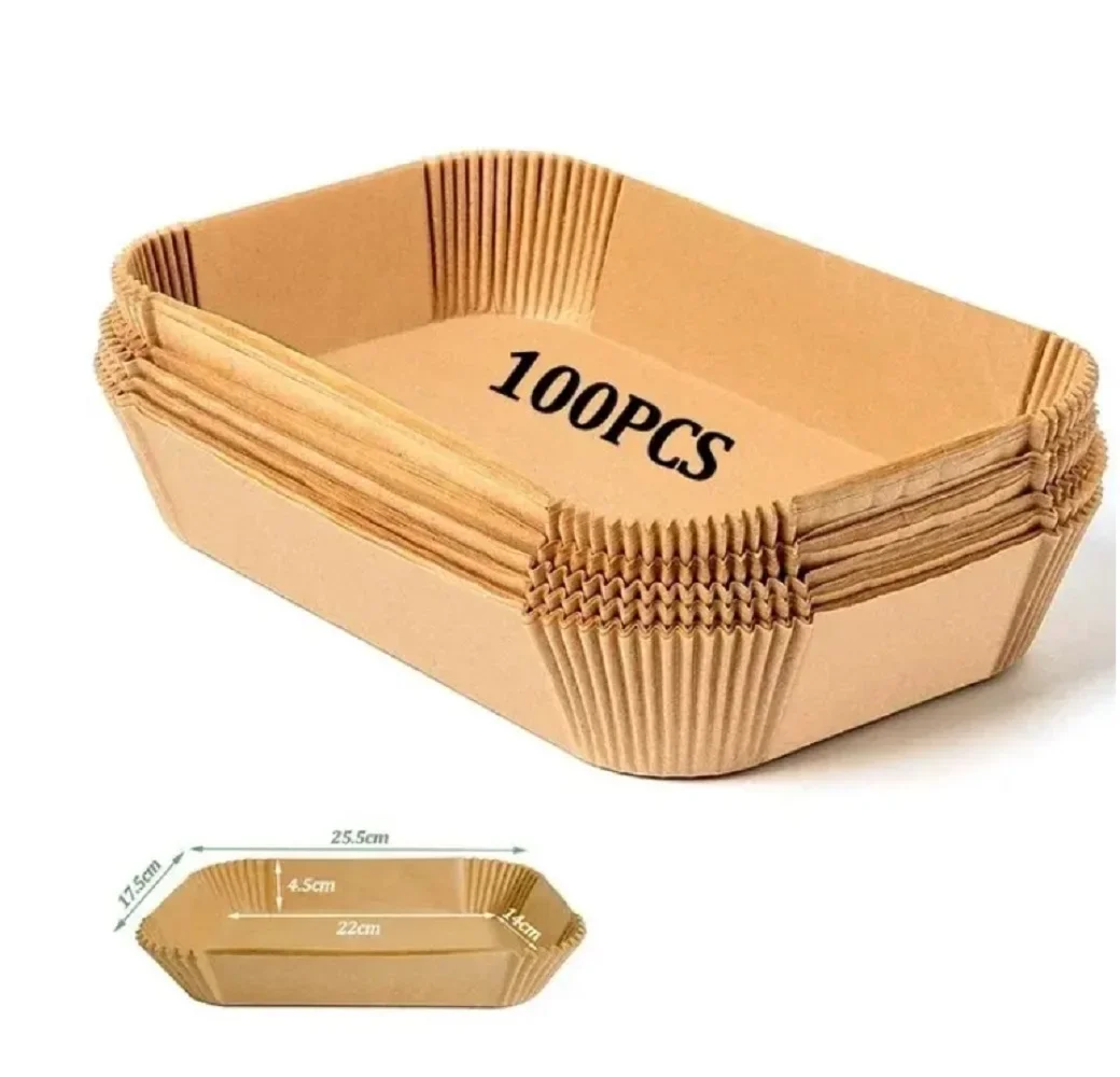 Одноразовая бумага для выпечки фритюрниц и грилей маслостойкий кухонный лист с