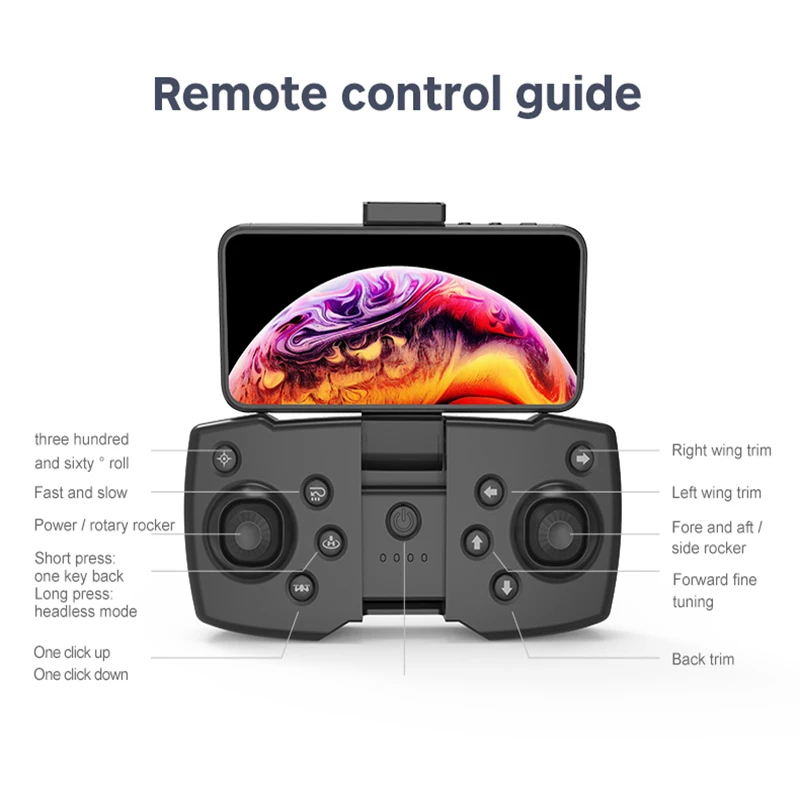 NEW S6 Drone 4K HD Dual Camera With Wifi FPV Portable Foldable Remote Control GPS Drones Rc Quadcopter Toys Plan |