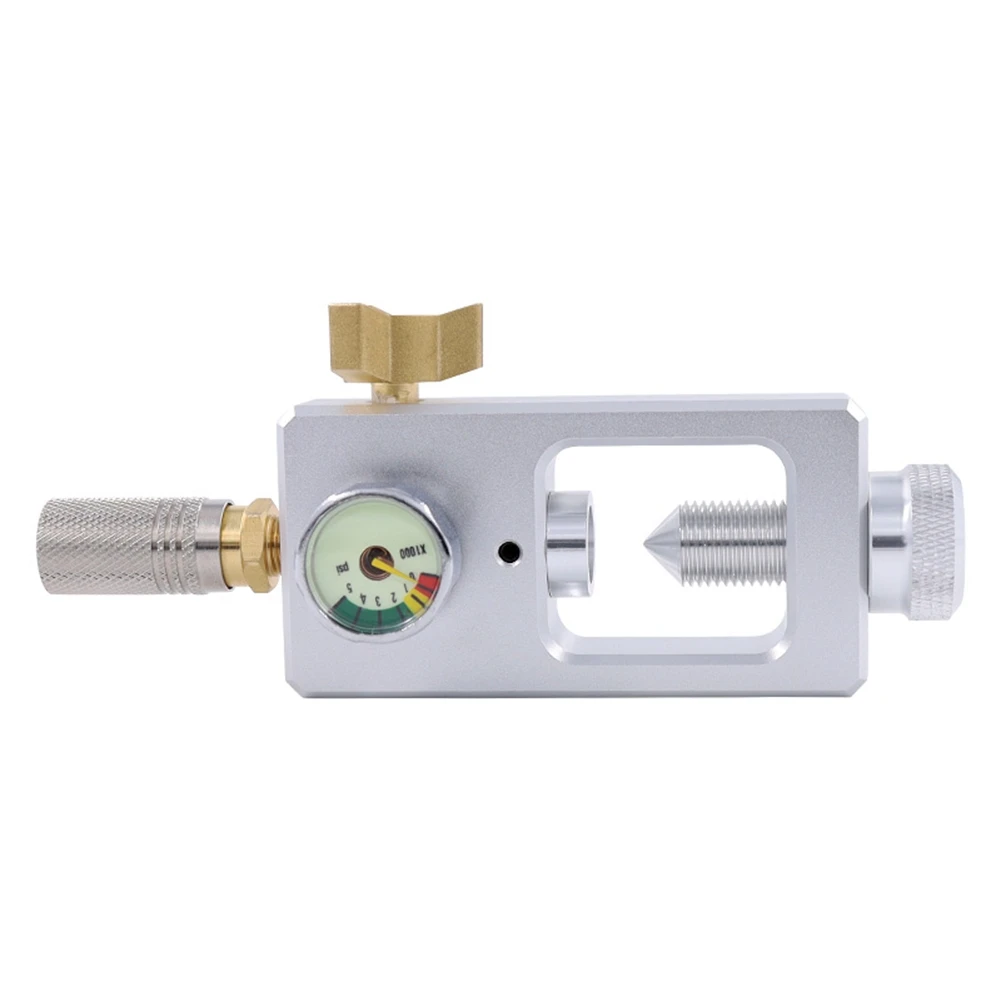 

New Diving Tank Refill Adapter with 5000 PSI Pressure Gauge Diving Oxygen Cylinder Refill Adapter for Oxygen Cylinder