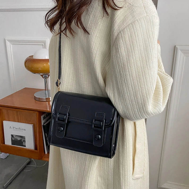 Женская винтажная Сумка-Кроссбоди с откидной крышкой