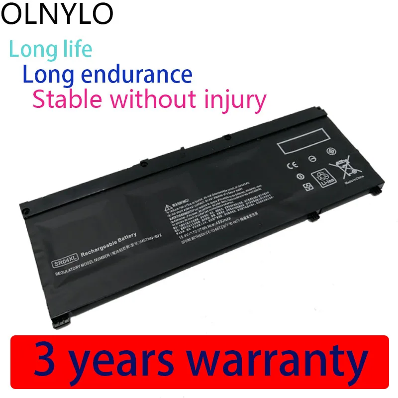 

Аккумулятор для ноутбука SR04XL для HP 15-CE 15-cb 15-dc 15-CX Φ 917724-855