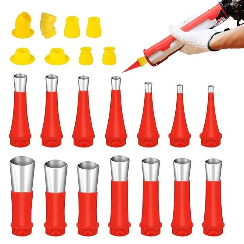 

Caulking Finisher Set Caulking Nozzle Tips Caulking Extender Caulk Nozzle Tip Tool For Sausage Caulking Tool Caulk Nozzles
