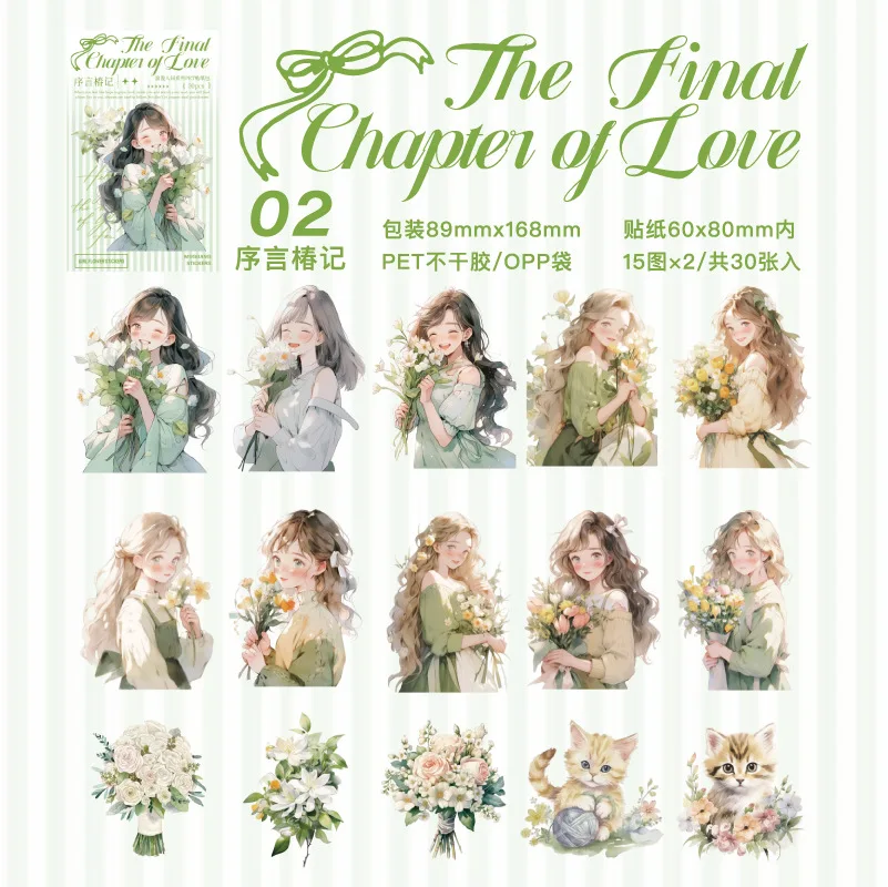 

Декоративные наклейки для дневника Amengguo W-TZ-8050