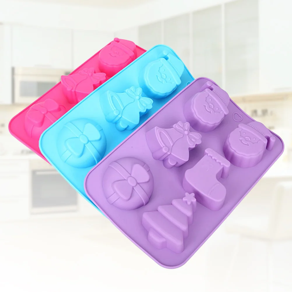 

1pcs Christmas Christmas Cube Xmas Candy Making Tray Christmas Candy Xmas Fondant Fondant Molds
