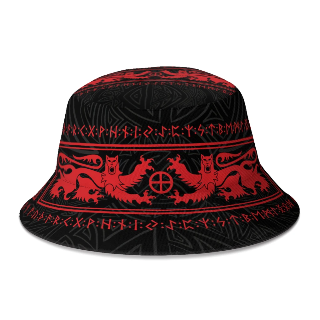 

Панама с символом Runic для женщин и мужчин, Студенческая Складная Осенняя шапка для рыбалки