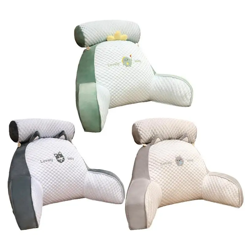 

Back Pillows For Sitting Lumbar Support Chair Cushion Massage Pad Sofa Bolster All Season Reading Cushion With Armrests Pillow
