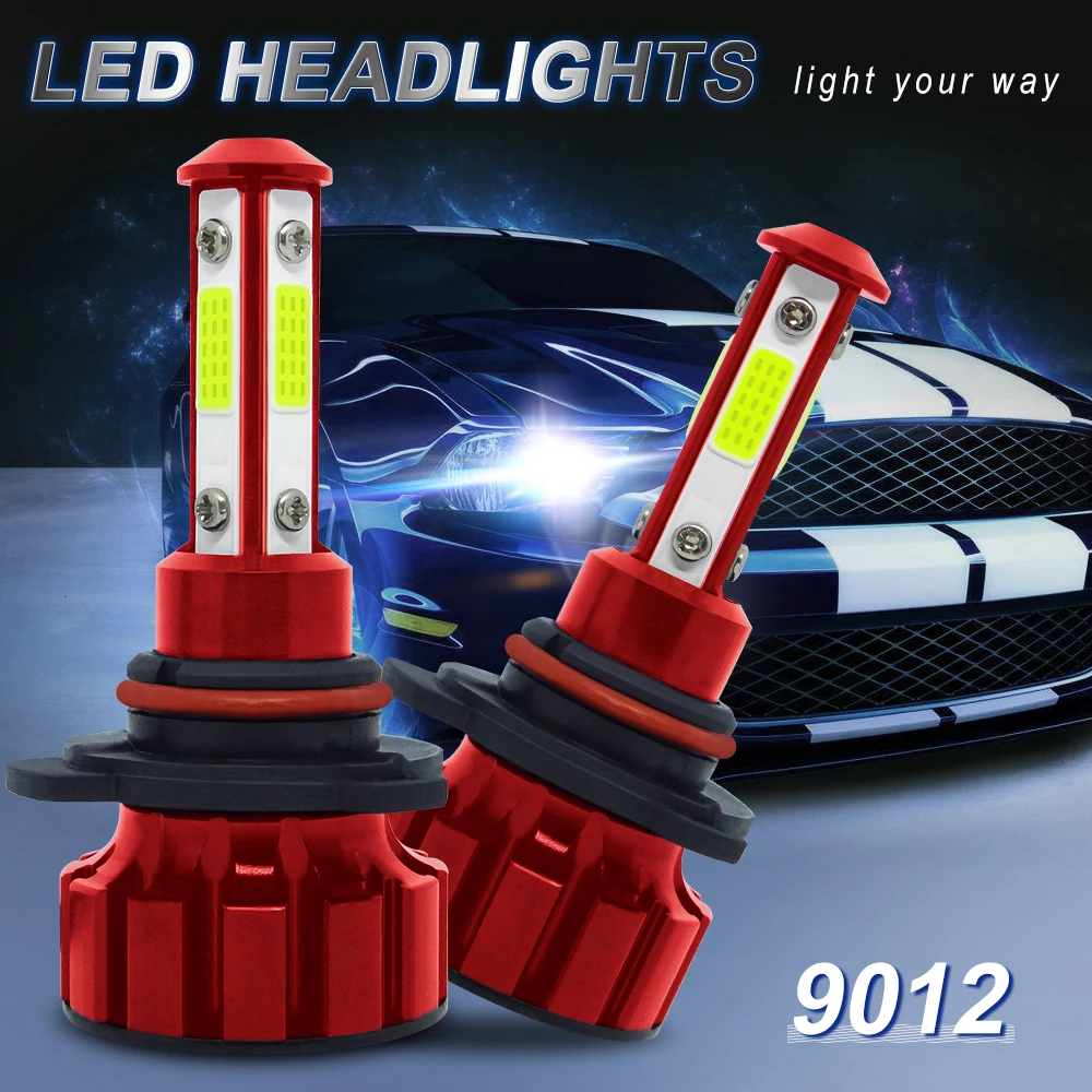 

9012 LED H4 LED H7 H11 Fanless Car Headlight Bulb HB4 HB3 5202 H9 H8 H10 9005 9006 CANBUS Mini Size COB Auto Fog Light White