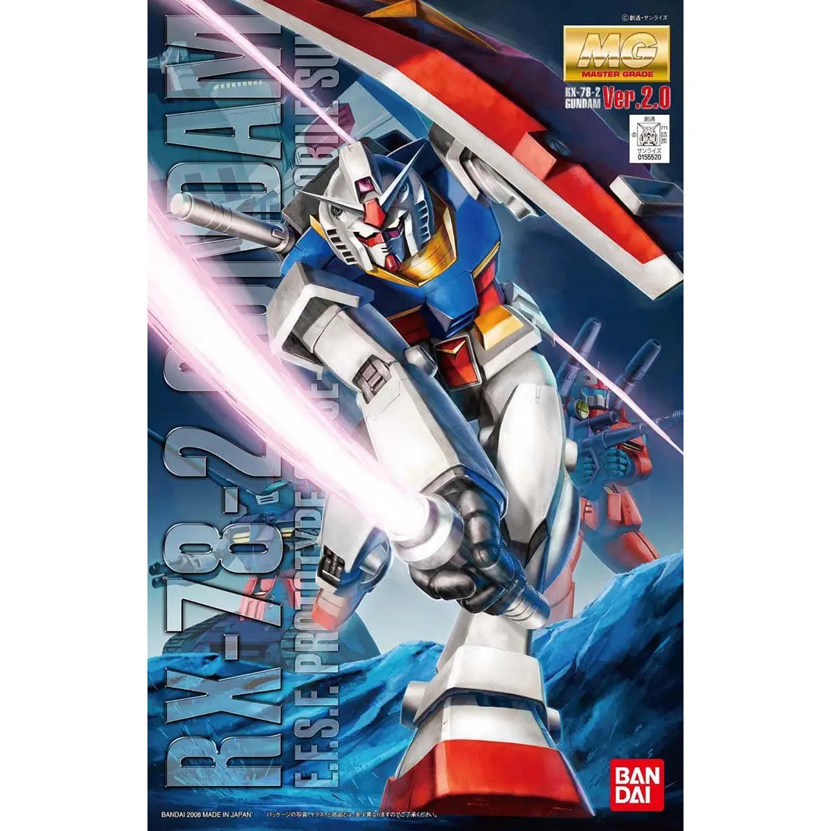 

Пластиковая модель Bandai 1/100 MG RX-78-2 Gundam Ver.2.0