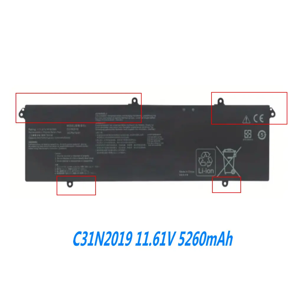 Новый аккумулятор для ноутбука C31N2019 Asus VivoBook Pro 14X OLED M7400 15 M3500QC-L1062 K3400P K3500P M3401Q M3500Q