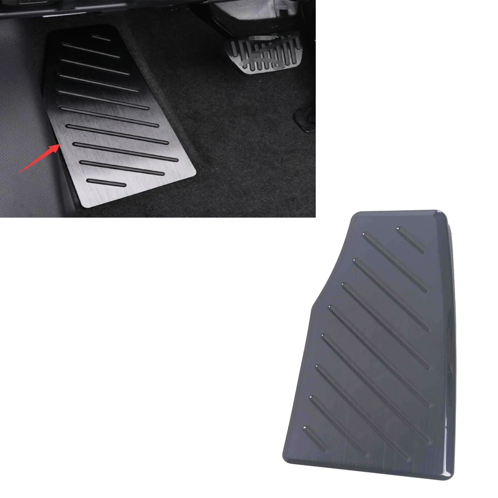 

For Toyota Harrier Venza XU80 2020 2021 2022 Stainless Steel Footrest Left Foot Rest Pedal Cover Trim Car Styling Accessories