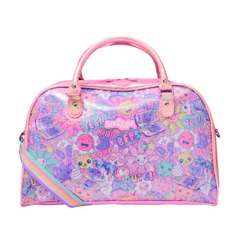 Фото Подлинная Австралия Smiggle, детские канцелярские принадлежности для учебы, школьная сумка, сумка для обеда, кошелек, сумка-карандаш, чашка для воды, аниме-рюкзак Gif №3