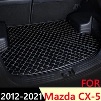 custom waterproof car trunk mat auto tail boot tray liner cargo carpet pad protector fit for mazda cx 5 cx5 2012 2013 14 2021