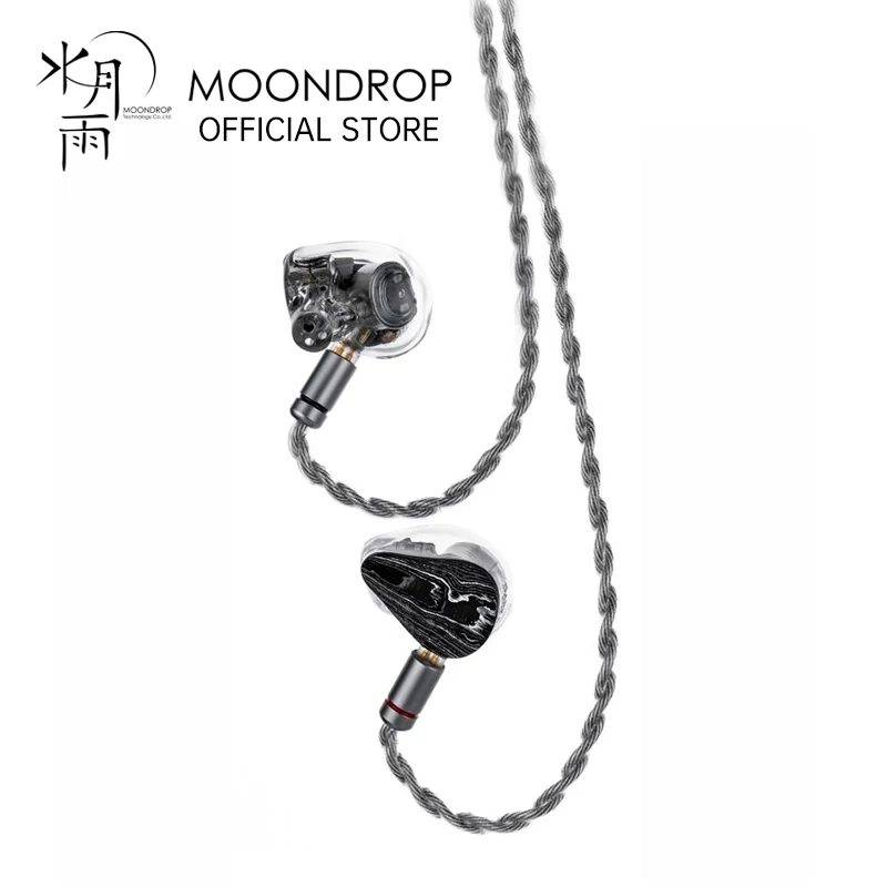 MOONDROP DARK SABER 2DD + 8BA (с одной стороны) наушники-вкладыши с кабелем 2 5 2Pin