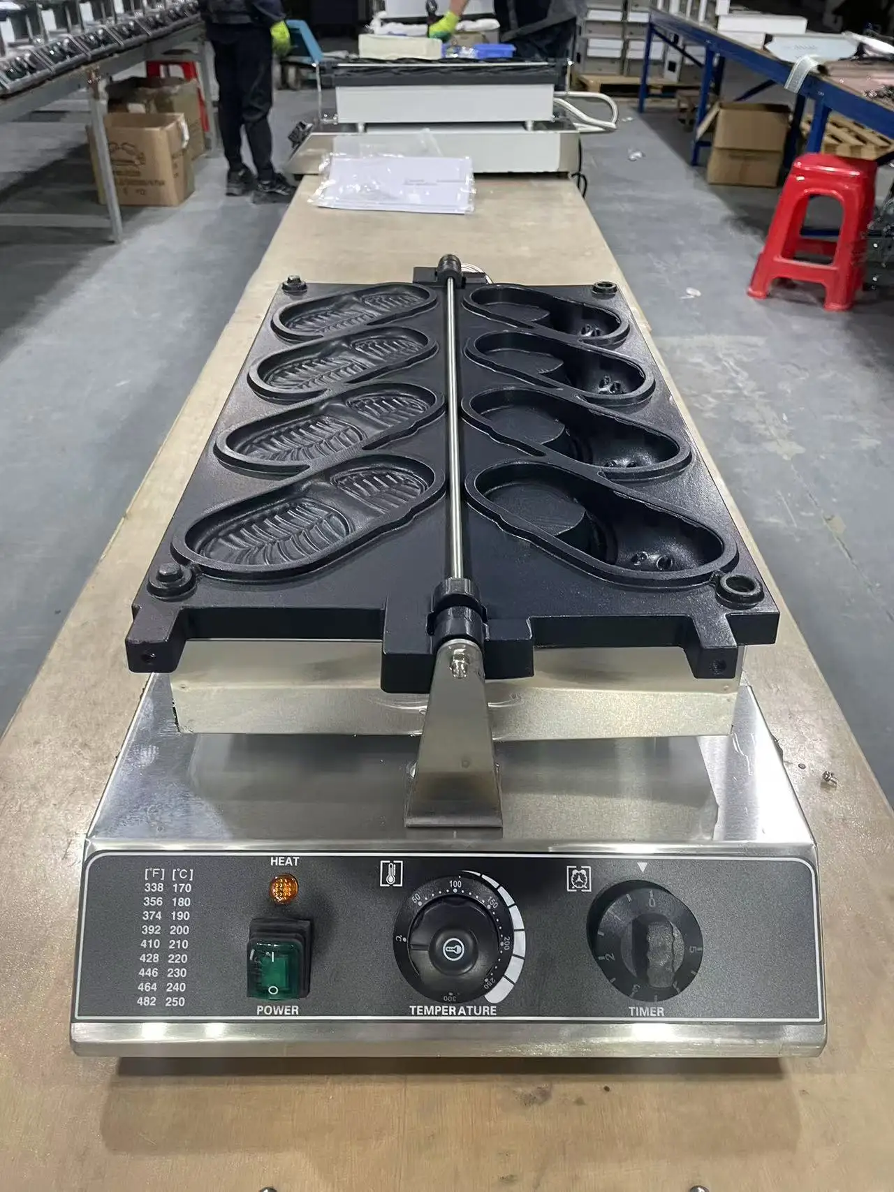 Электрическая антипригарная обувь из нержавеющей стали с отверстиями 4 шт