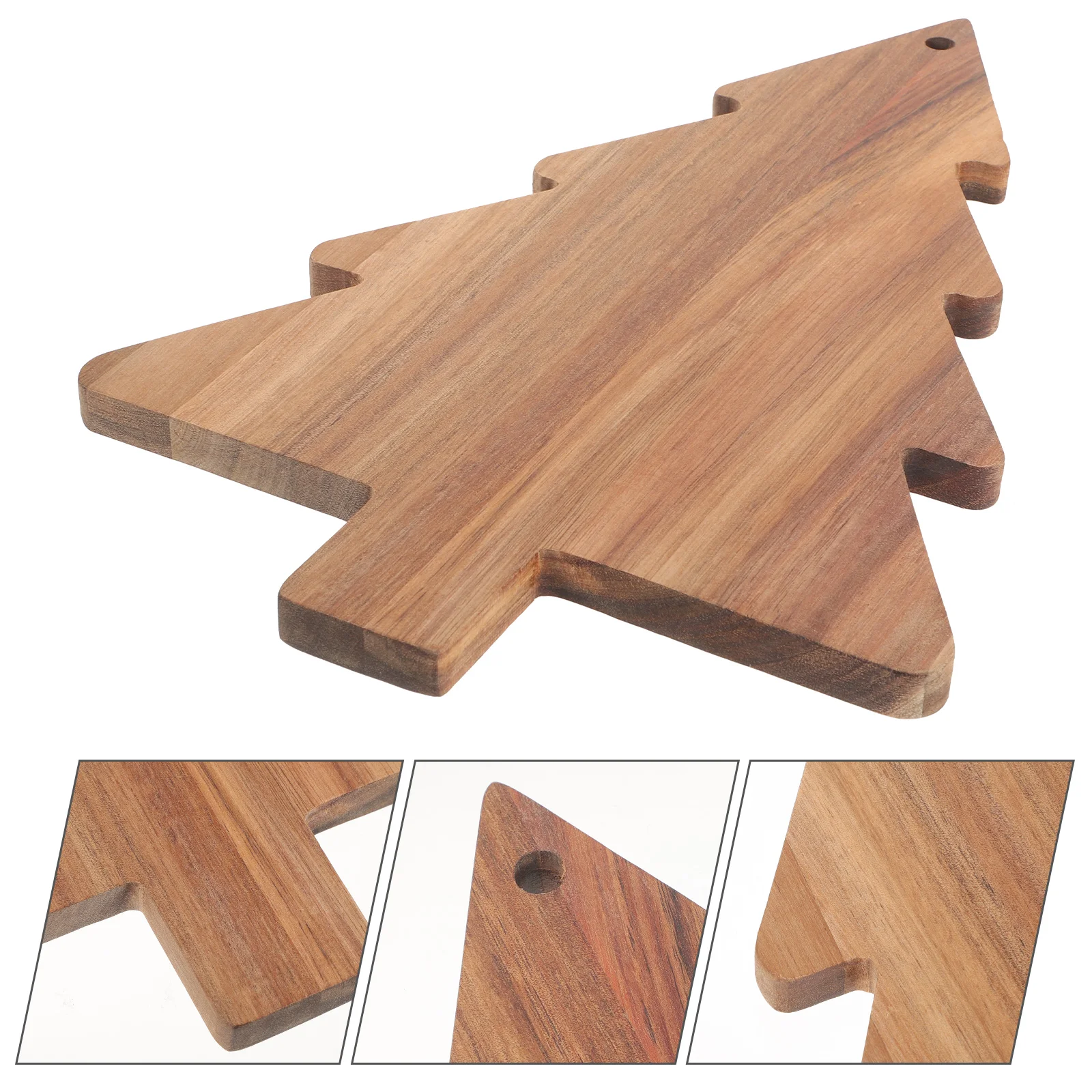 

Chopping Board Kitchen Wooden Plate Cute Cutting Boards Pizza Tray Serving Dessert Christmas Tree Shaped Charcuterie