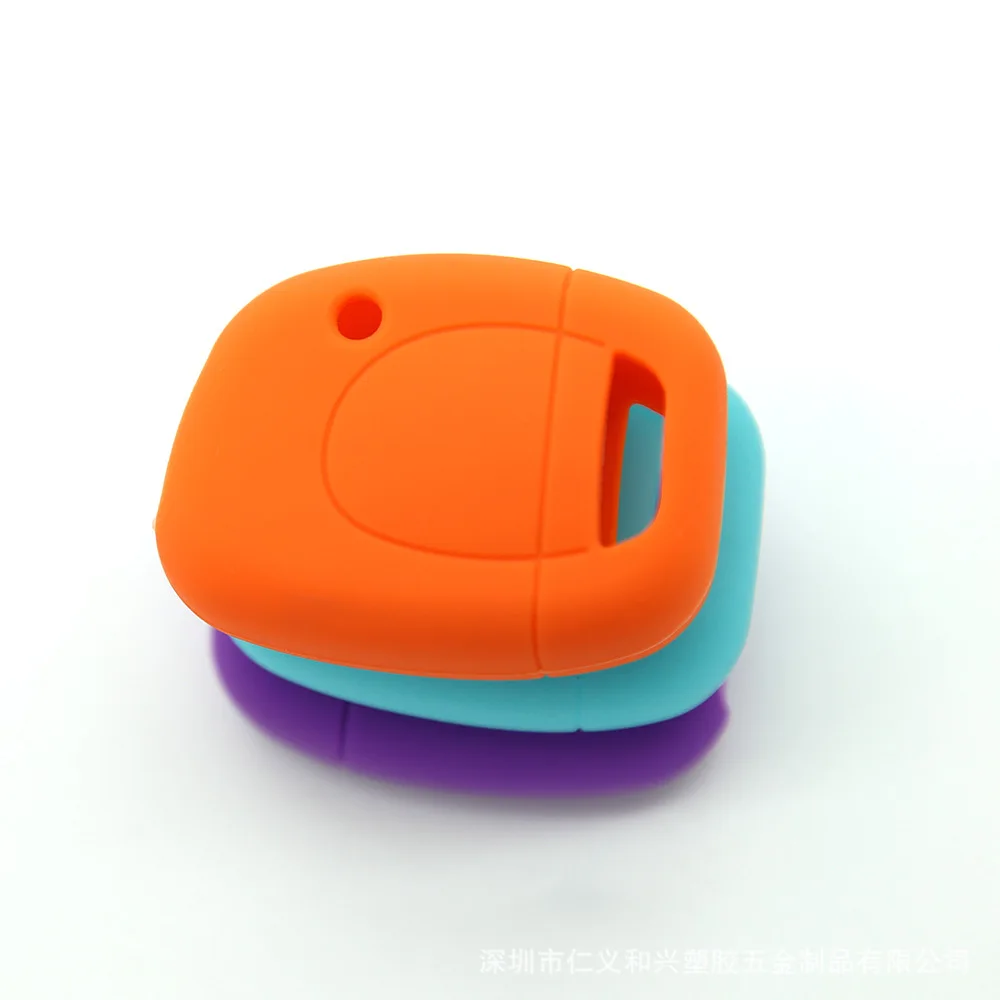 

Силиконовый чехол для ключа, чехол-брелок для Renault Megane Clio Kangoo корпус для ключа с 1 кнопкой дистанционного управления, защитный чехол-держатель