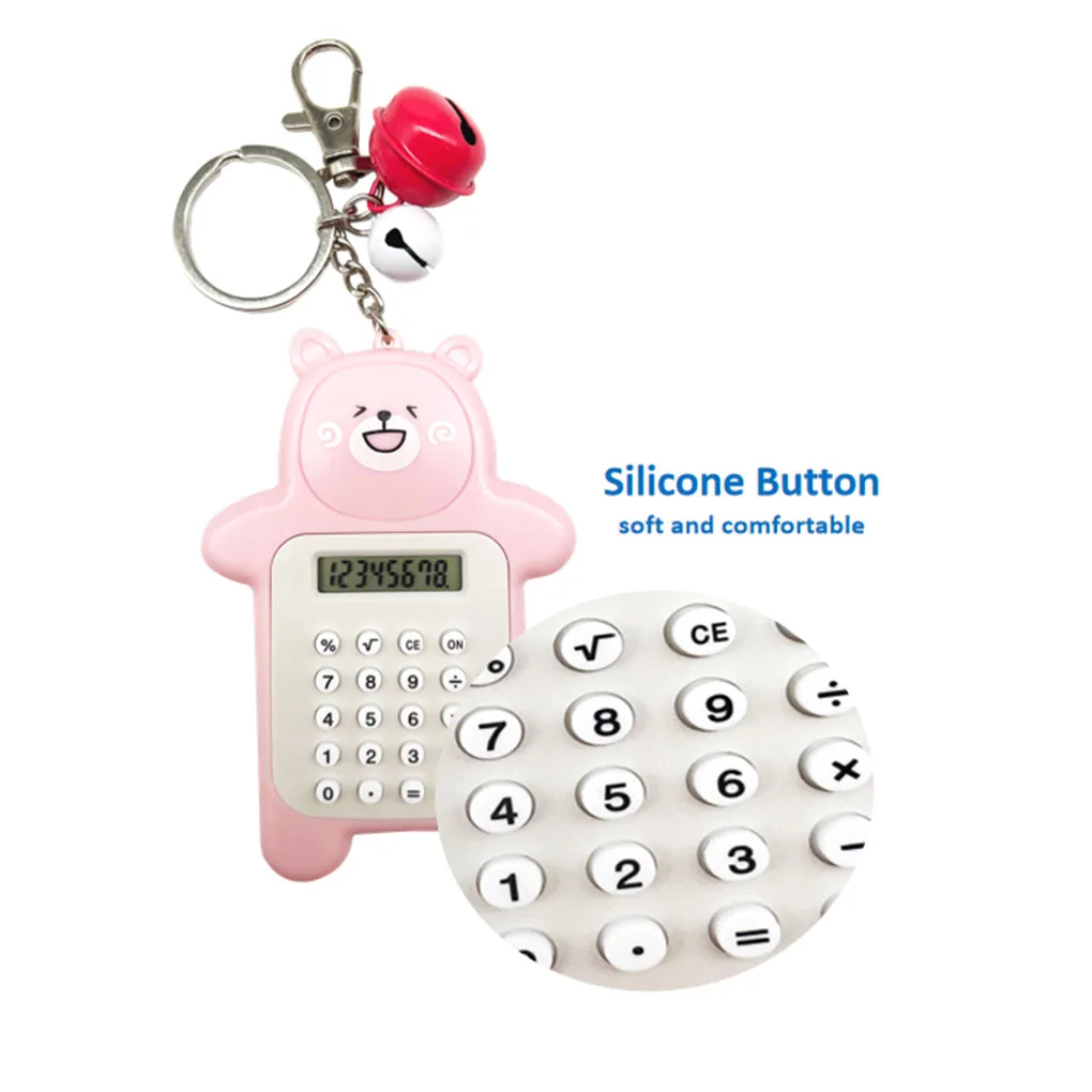 

Калькулятор на батарейках в форме животного, сменный ЖК-экран