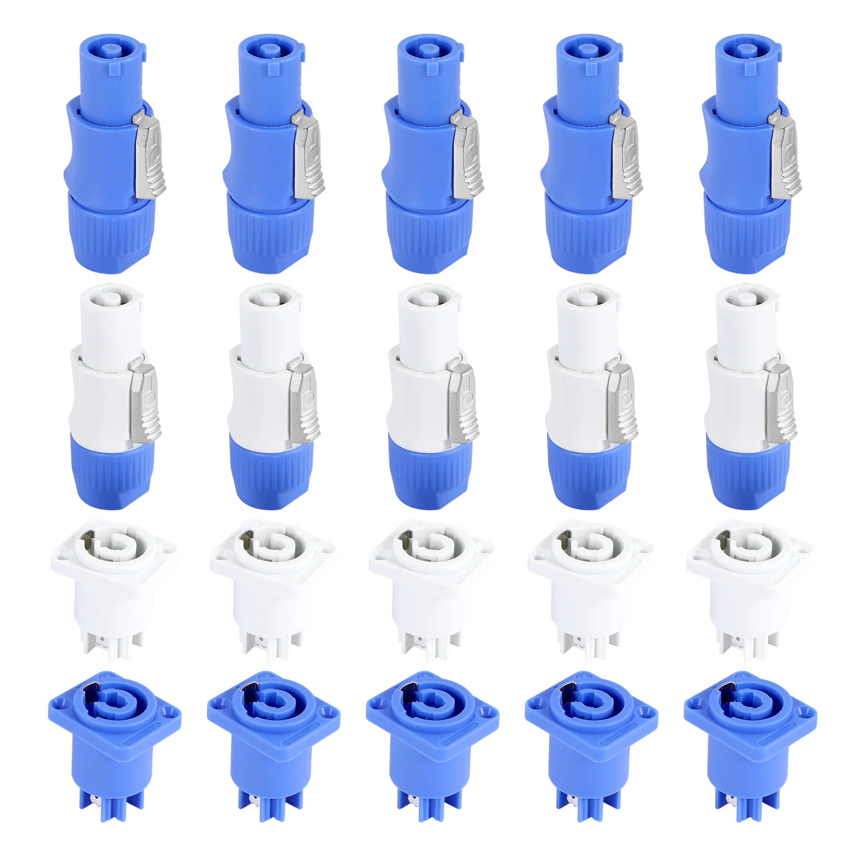 10 комплектов PowerCON Type A NAC3FCA+NAC3MPA-1 Адаптер панели разъема корпуса