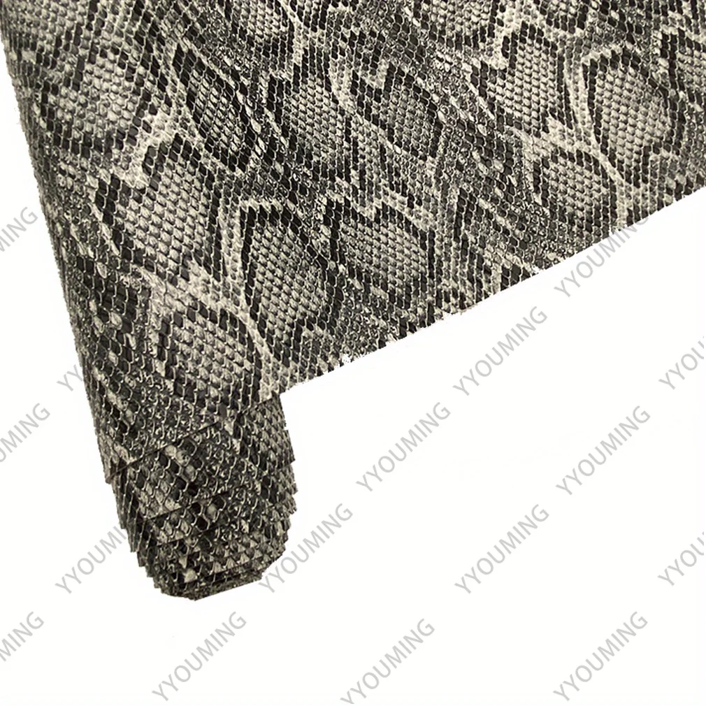 Мягкая Текстурированная змеиная виниловая искусственная кожа обивка под