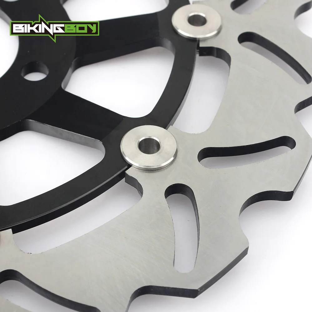 BIKINGBOY Ninja ZX6R 600 98-01 ZX-6R 636 02 ZX9R 98 99 GPZ900R 99-02 ZZ-R ZZR 05-08 06 Передние тормозные диски Диски