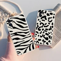 for iphone 13 pro max mini case leopard print phone case for iphone 11 pro max soft silicone cover for iphone 12 pro max 12 mini