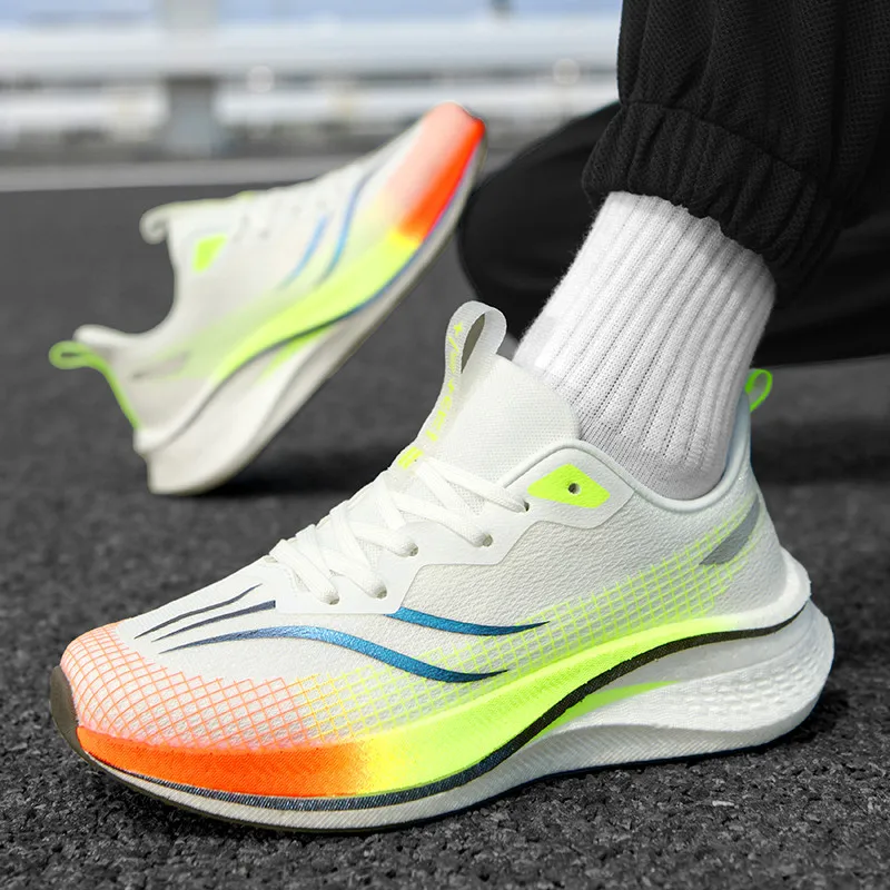 Карбоновая версия марафонские спортивные кроссовки мужские дышащие легкие