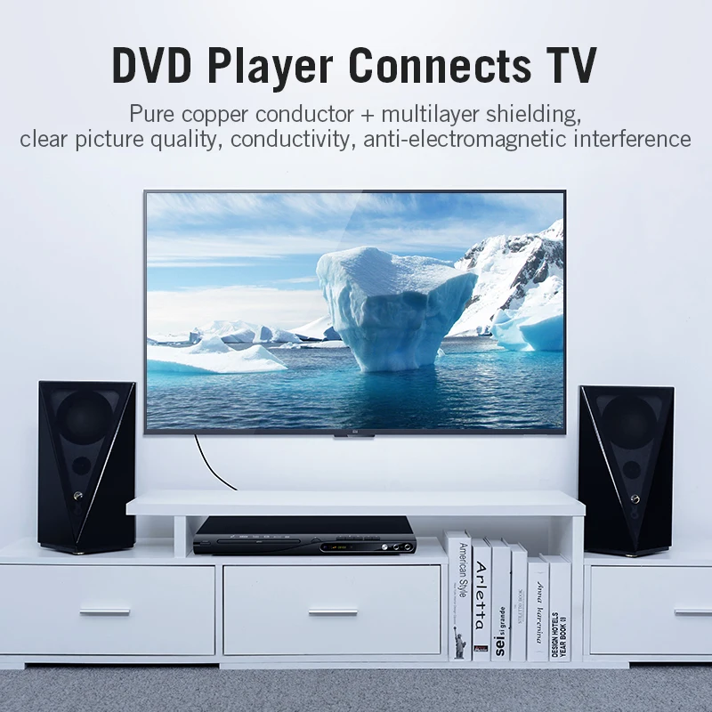 Стереокабель Vention RCA-RCA 1м/1.5м/2м