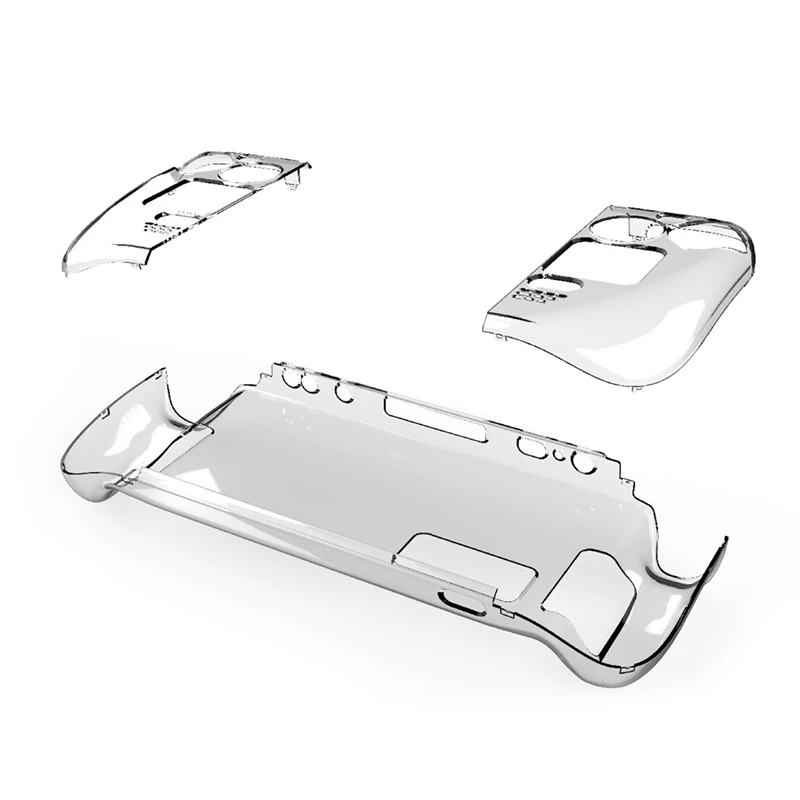 

Для Steam Deck Handheld чехол для игровой приставки Crystal Shell Transparent PC Split Case