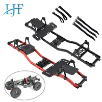 metal chassis frame girder rc cars frame for 110 axial scx10 d90 90046 rock crawler parts with electronic speed controller box
