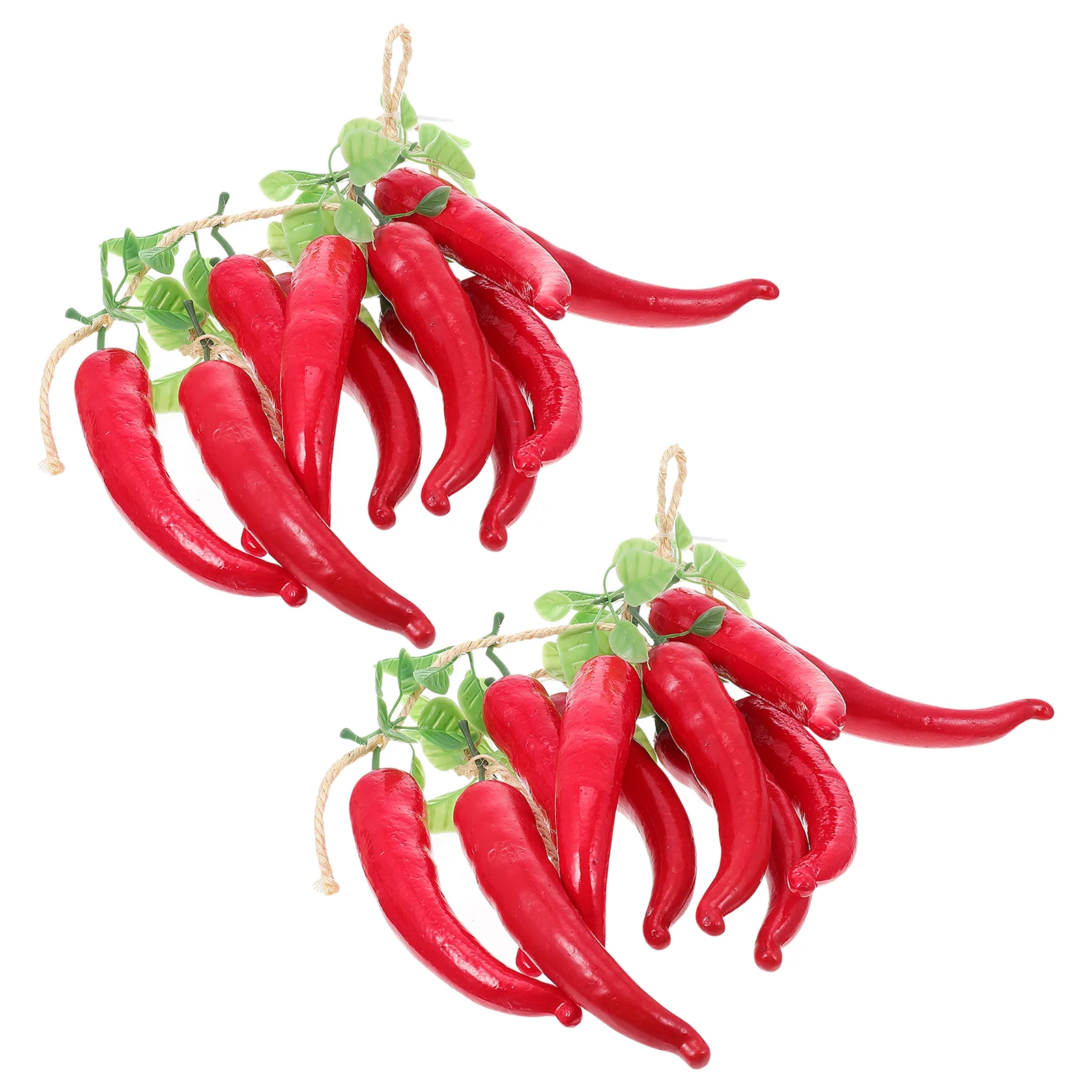 

Pepper Chili Fake Artificial String Hanging Vegetable Peppers Red Decor Vegetables Lifelike Decoration Garlandsimulation Kitchen