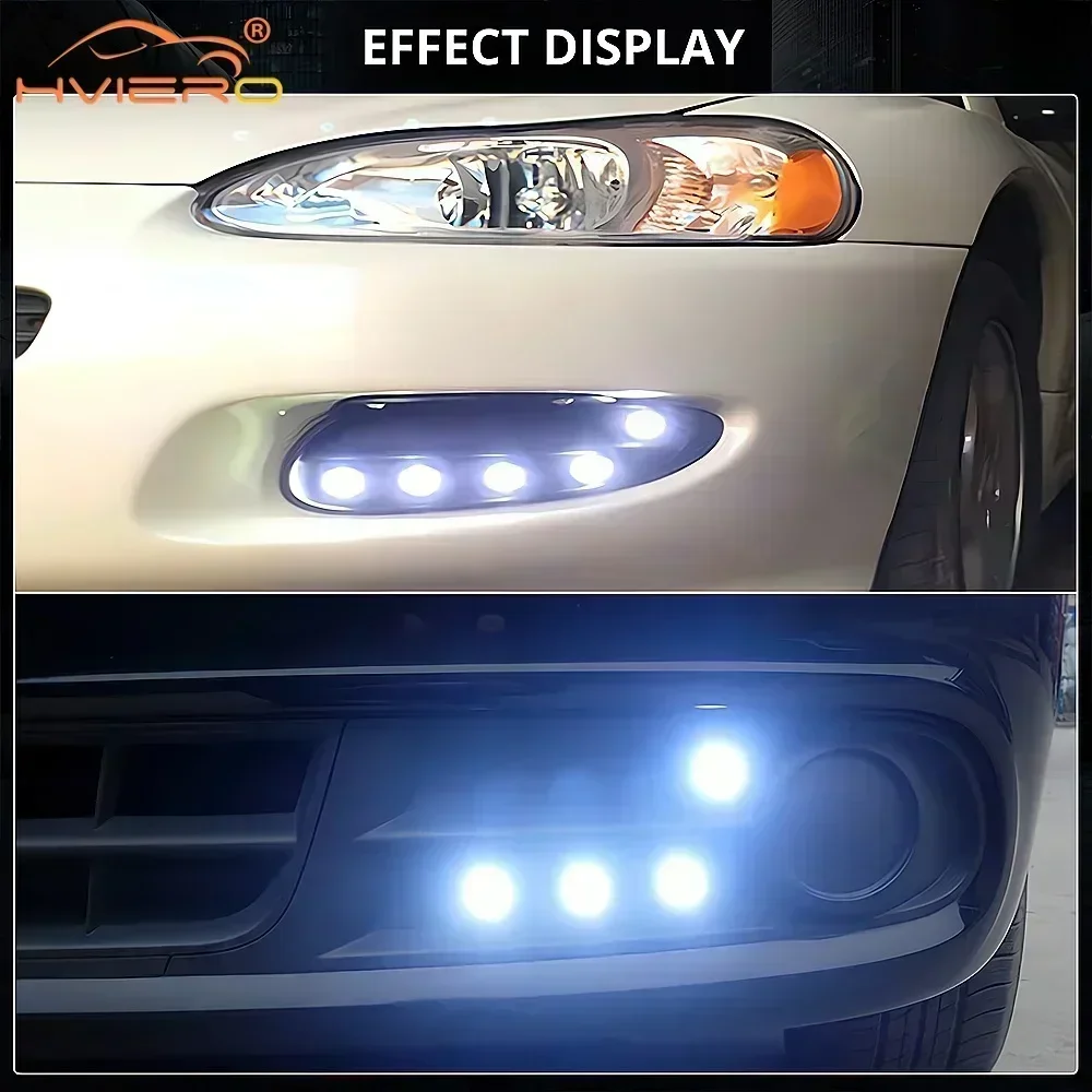 2X авто автомобильные светодиодные дневные ходовые огни DRL 18 мм лампы Eagle Eye