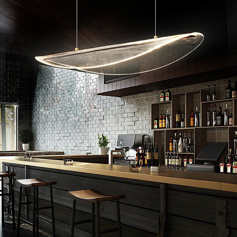 

Простые подвесные лампы для кухни, гостиной, столовой, бара, акриловые современные светодиодсветодиодный подвесные светильники