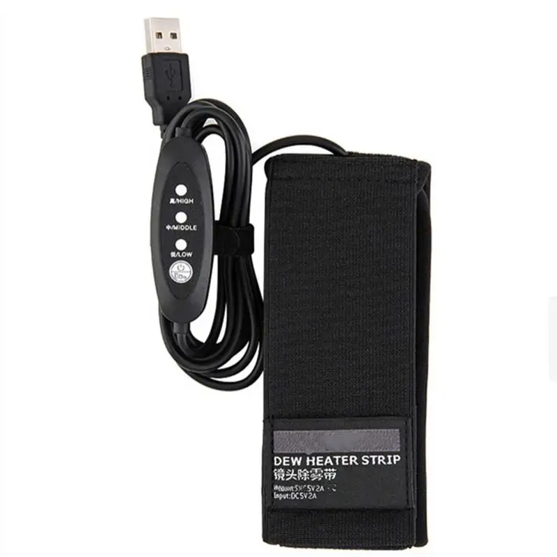 

USB-нагреватель для объектива камеры с 3 настройками температуры