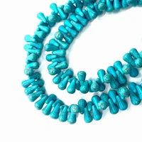 natural stone beads teardrop shaped horizontal hole teardrop loose beads diy jewelry making necklace bracelet earring accessorie