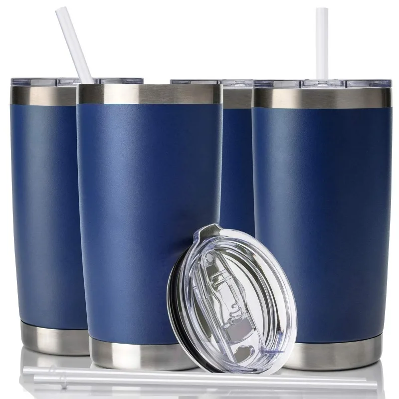 Кофейная Кружка На 20 Унций Изолированный Стакан Из Нержавеющей Стали С Крышкой